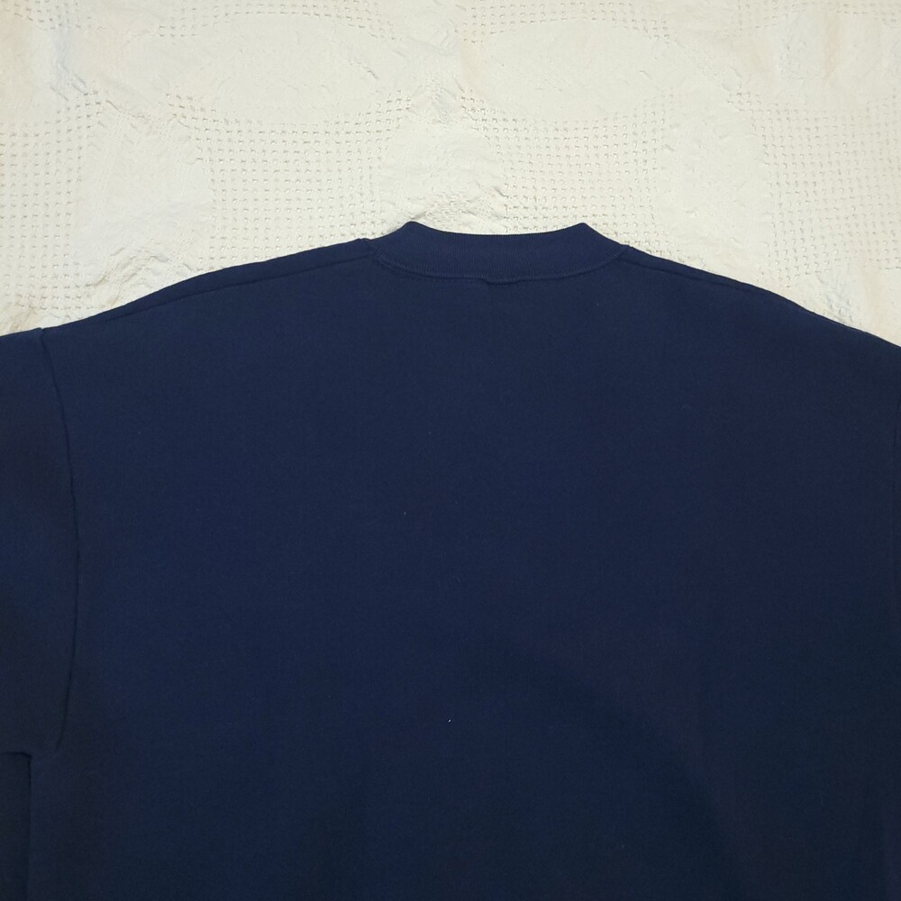 Vintage 80s 90s large vtg Crewneck Sweatshirt Norwegian Pride cotton vtg skater - Picture 7 of 8